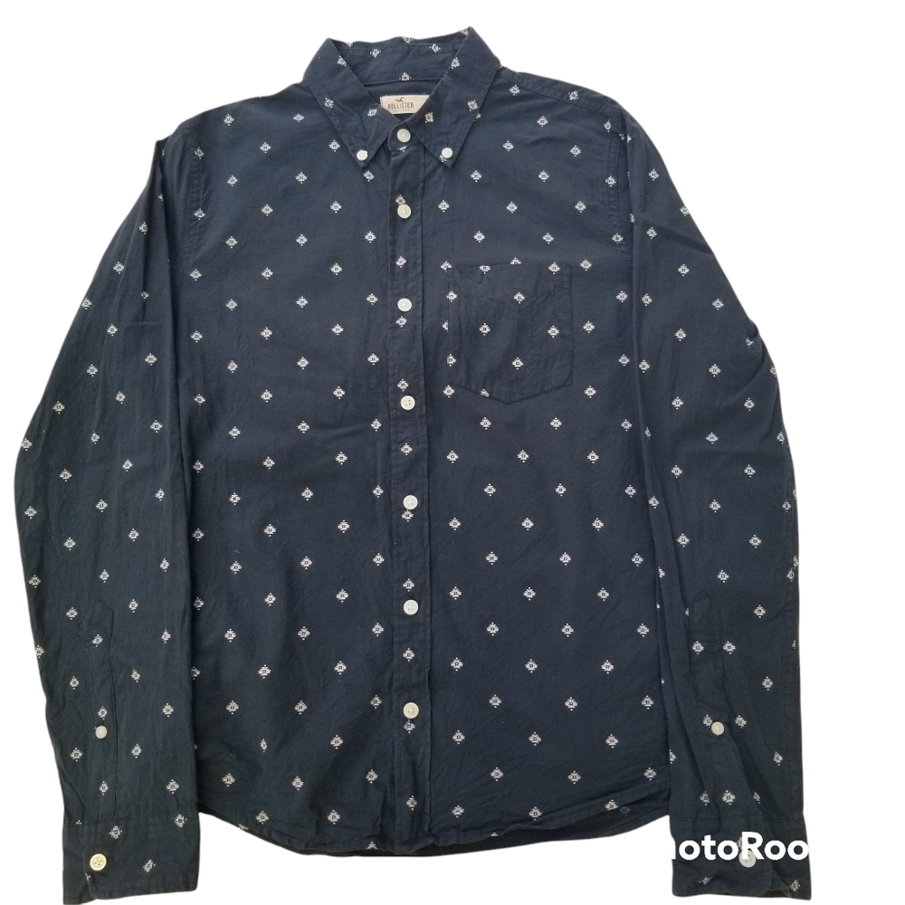 Men's Hollister Blue Button Down Size Small